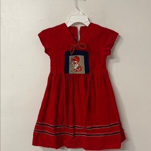 Charming Red Kids Dress